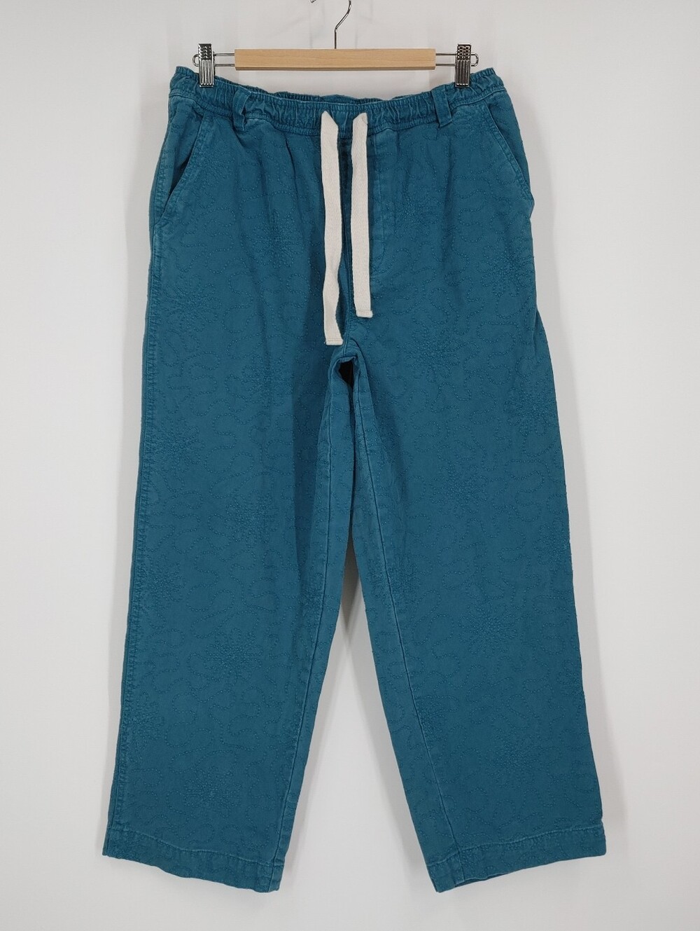 Urban Outfitters Cotton Floral Stitch Pants